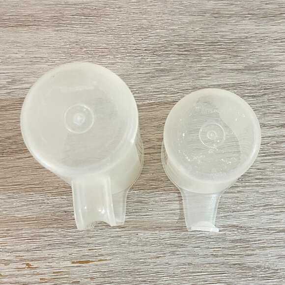 Vintage Tupperware Set 6 Pc Storage Measuring Cups - Picture 13 of 13